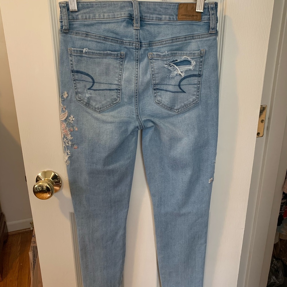 American Eagle hi-rise jegging crop